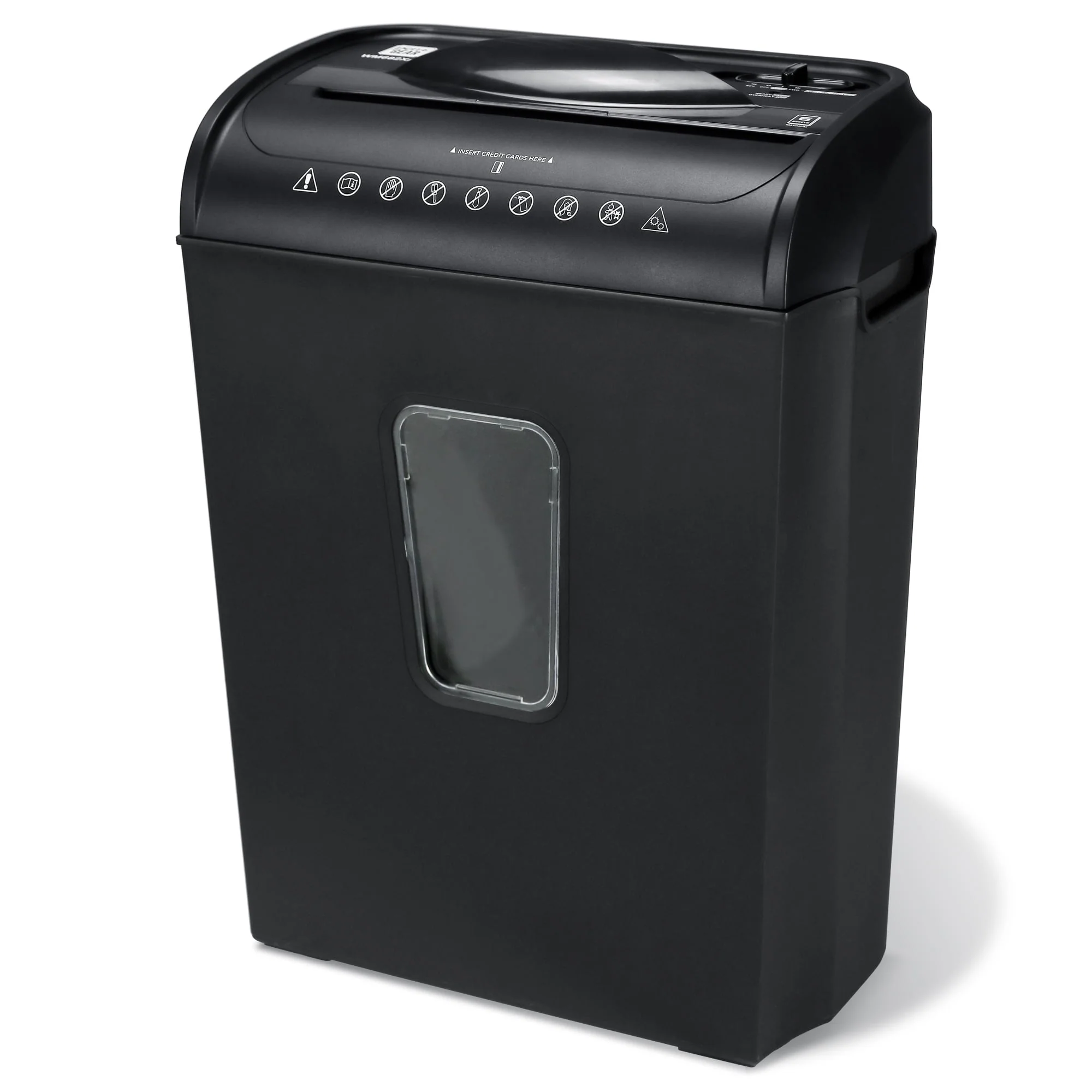 Pen + Gear 6-Sheet Crosscut, Paper/Credit Card Shredder, 11.5L x 6.5W x 16H in. - image 1