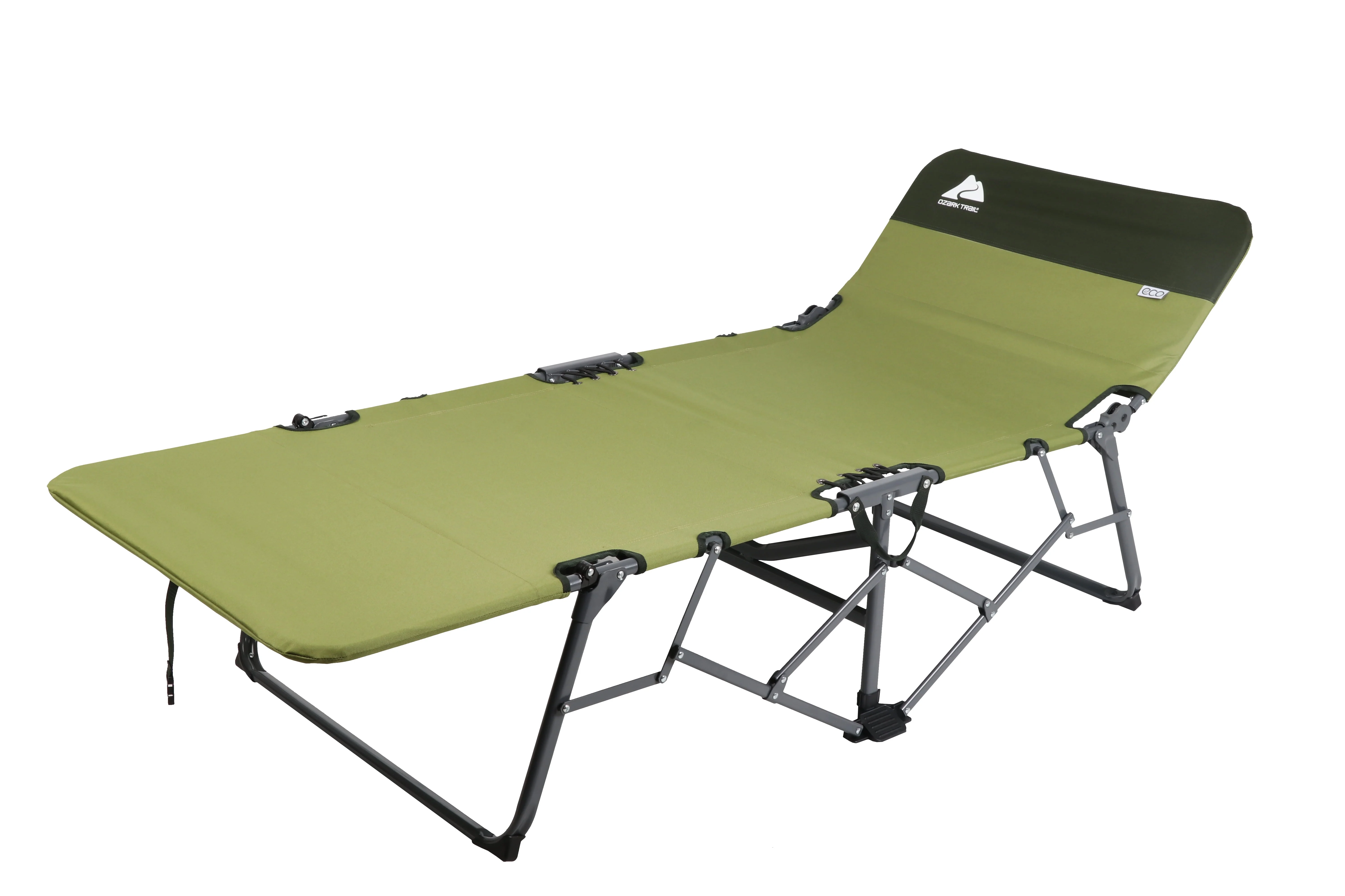 Ozark Trail Adult Quick Fold Speedy Camp Cot, Green, 79"x 33" x 16" - image 8