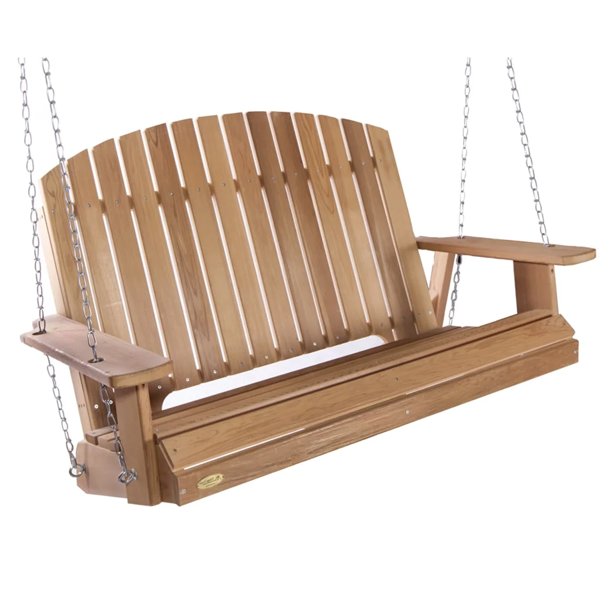 All Things Cedar PO72-S Cedar Pergola Garden Arbor Swing Outdoor Set - 82L x 72W x 74H - image 3