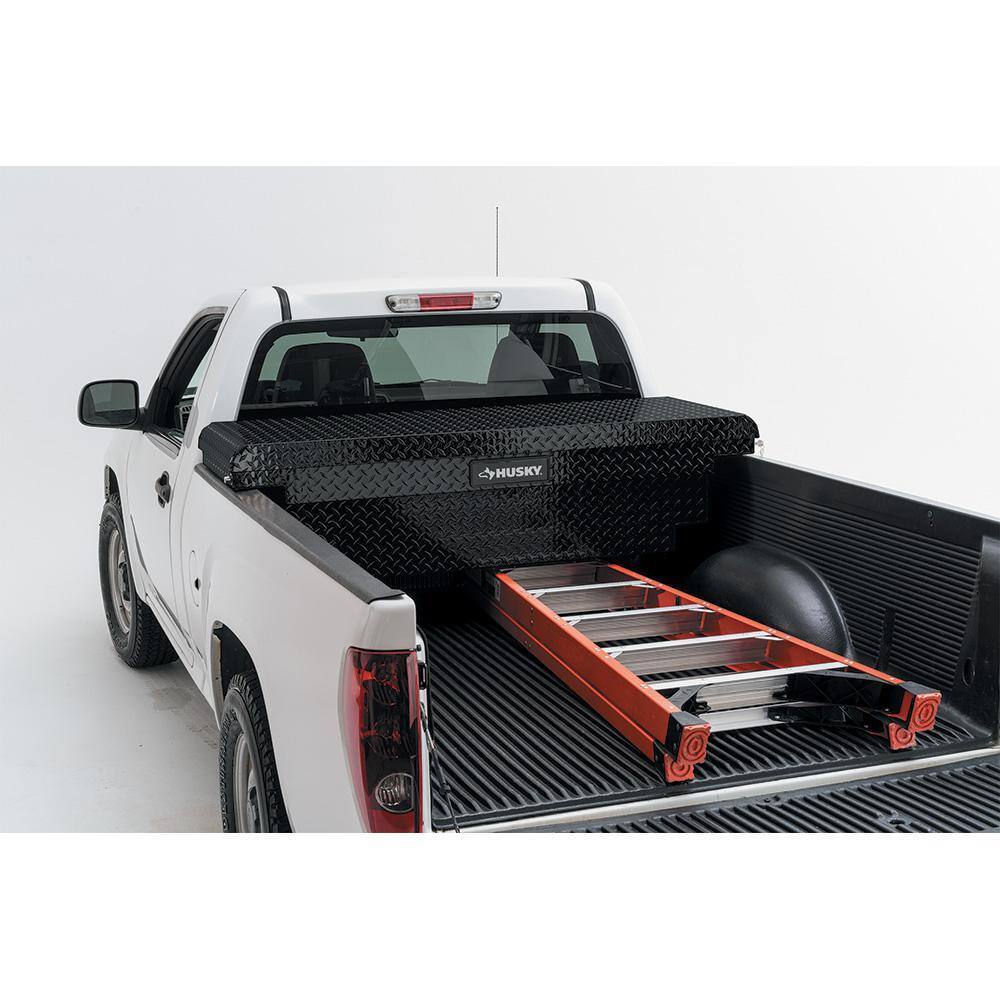 Aluminum Low Profile Saddle Truck Tool Box with Lock, Weather Seal & Sliding Tray for Toyota Tacoma - product image 4
