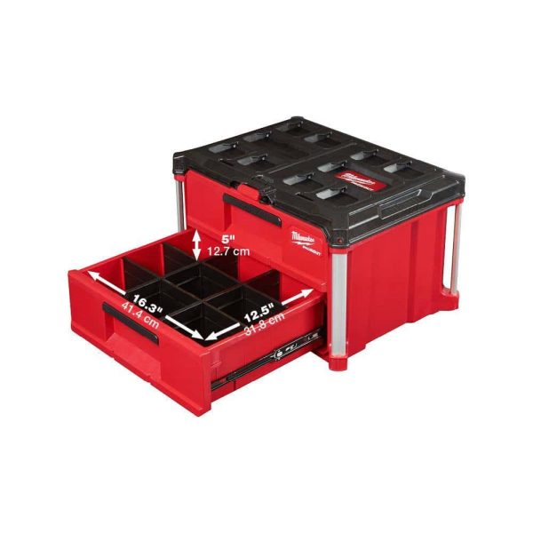 1/2 in. Drive SAE/Metric Mechanics Tool Set (47-Piece) with 2-Drawer Tool Box - product image 2