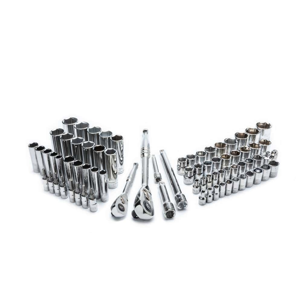 75-Piece Mechanics Tool Set with 1/4 in. & 3/8 in. Drive Ratchets, 144-Position Ratchet and SAE Metric Socket Set - product image 7