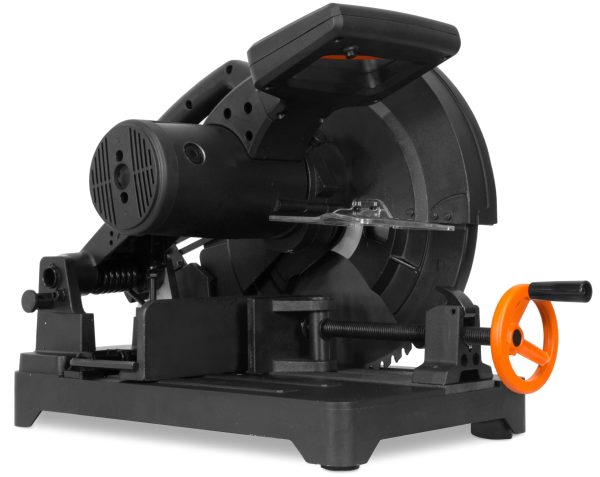 15 Amp 14-Inch Aluminum Base Chop Saw - Heavy Duty Metal Cutting Saw with Carbide Blade & Quick Release Vise - product image 2