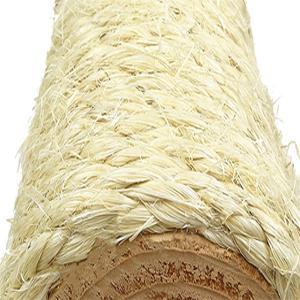 Detailed image of high quality unoiled sisal rope used for our Cat Trees