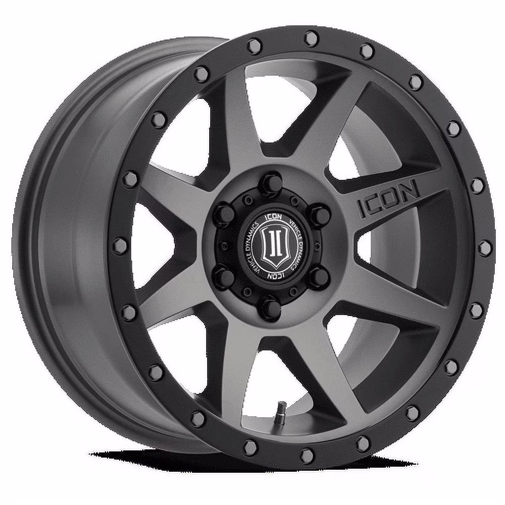 ICON Alloys Rebound, Titanium, 17 x 8.5 / 6 x 135, 6mm Offset, 5" BS - image 1