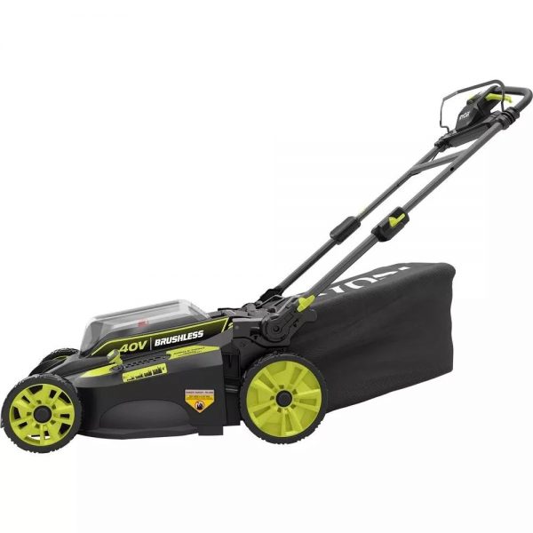 40V Brushless Cordless Lawn Tool Combo Kit - Self Propelled Mower String Trimmer and Blower with Batteries - product image 2