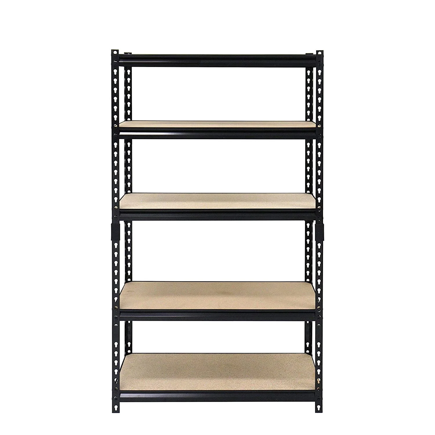 Juggernaut Storage 36"W x 18"D x 72"H 5-Shelf Steel Shelving, Black - image 1