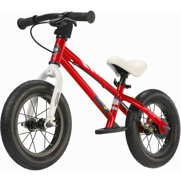 RoyalBaby Freestyle 12-Inch Balance Bike for Kids Ages 2-5, Lightweight Steel Frame Toddler Bike with Hand Brakes, Footrest & Training Wheels - product image 1