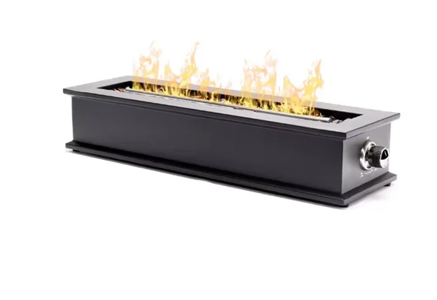 Loom X 28 in. W x 5.75 in. H Outdoor Rectangular Black LP Gas Tabletop Fire Pit - image 2