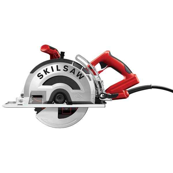 15 Amp 8-Inch Worm Drive Metal Cutting Circular Saw - Corded Saw with Carbide Blade & Chip Tray - product image 1
