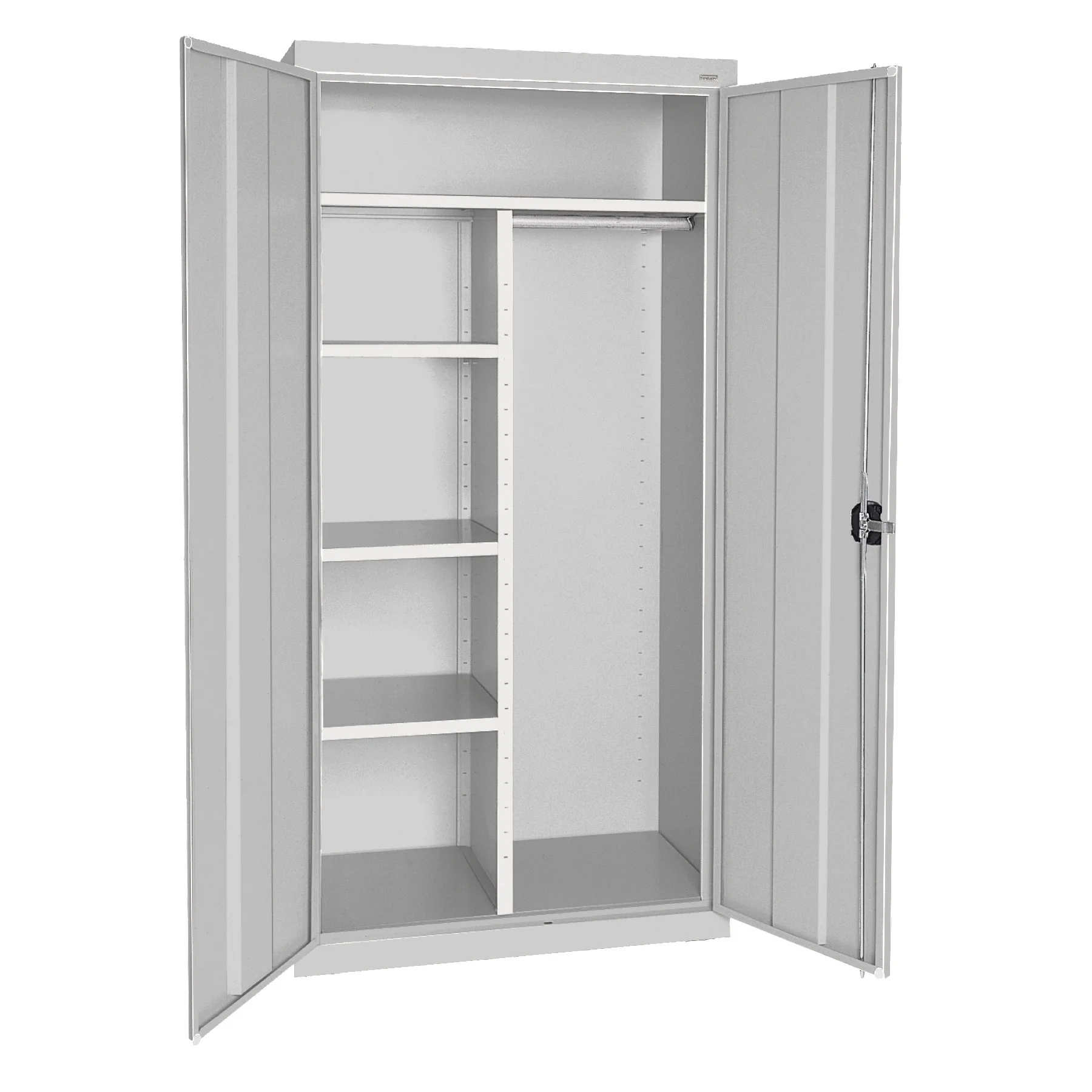 Elite Series Adjustable-Shelf Steel Combination Cabinet, 36"W x 24"D x 72"H, Dove Gray - image 6