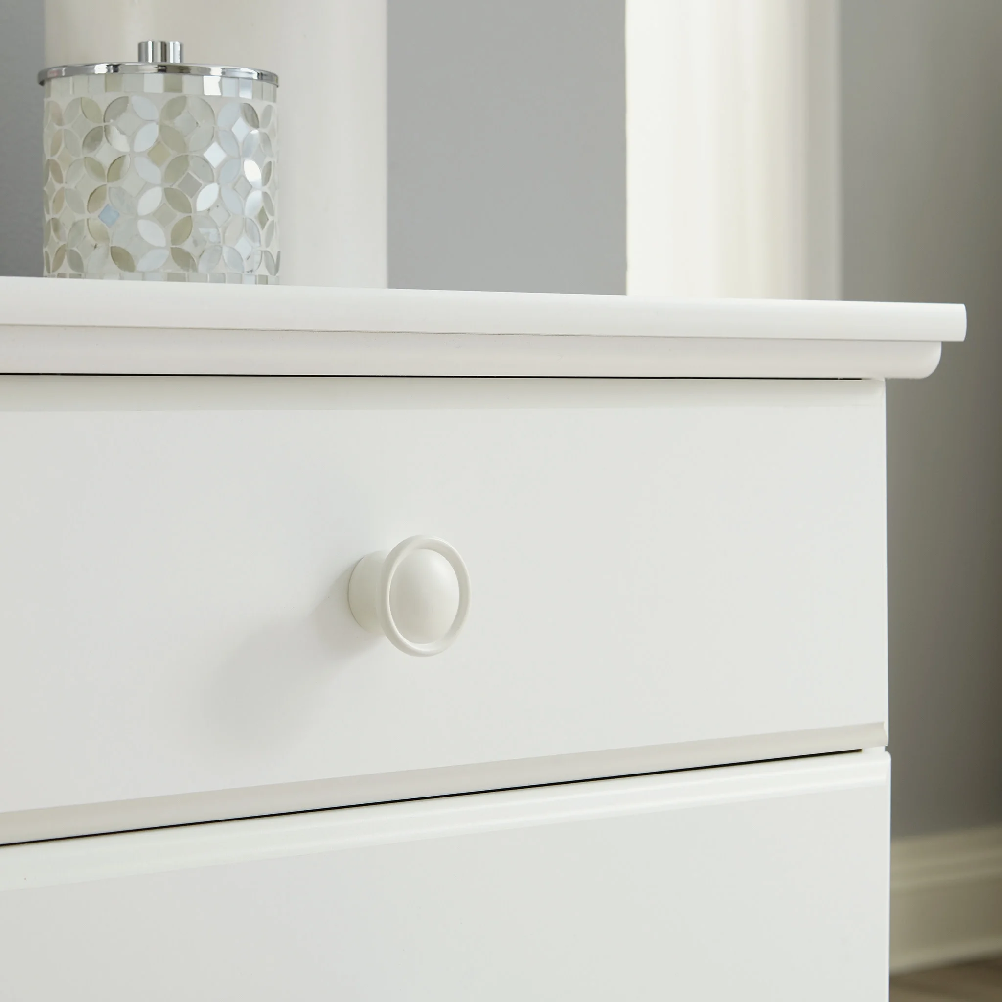Mainstays Storybook Soft White Dresser, 49.13" L x 16.22" W x 30.24" H - image 6