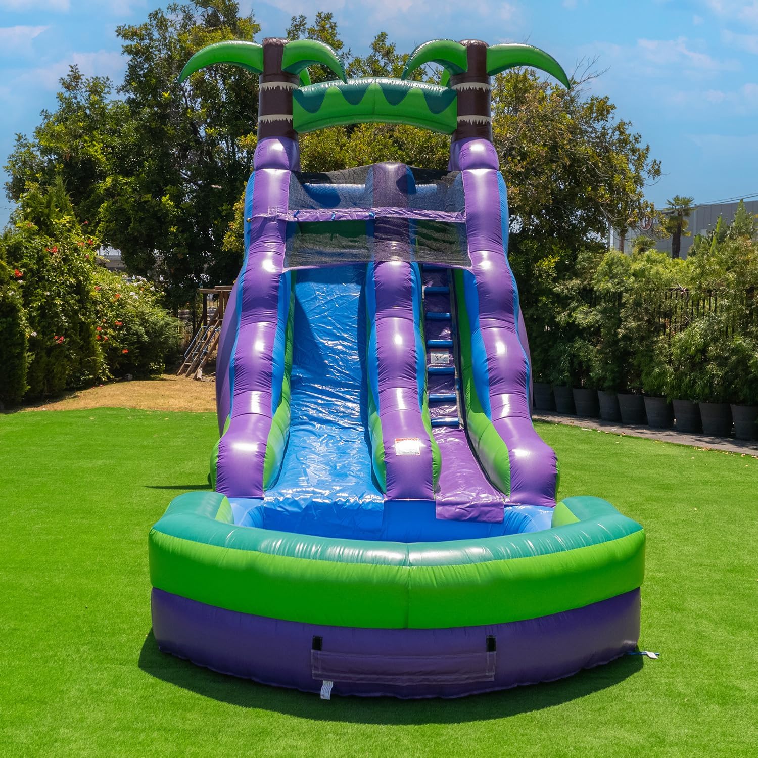 16 FT Inflatable Water Slide with Pool - Commercial Grade Kids Bounce House with Blower - product image 2