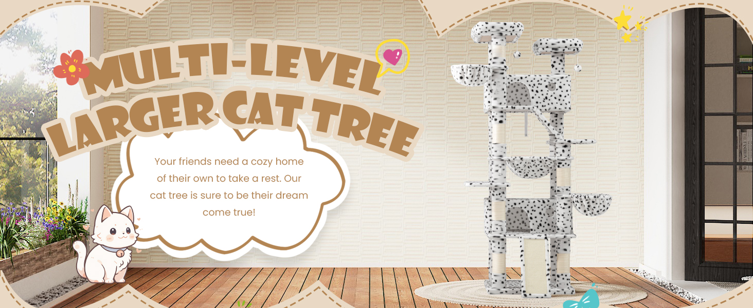 larger cat tree