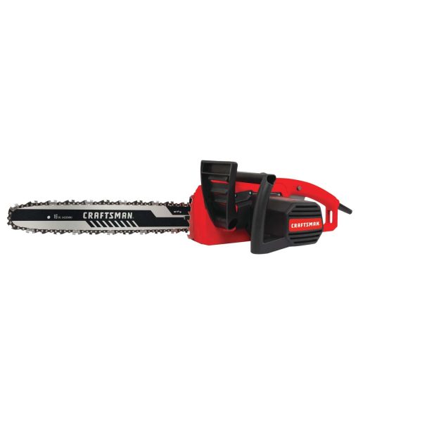 12 Amp 16-Inch Corded Electric Chainsaw with Low Kickback Bar, Auto Oiler & Tool-Free Chain Tensioning - product image 1