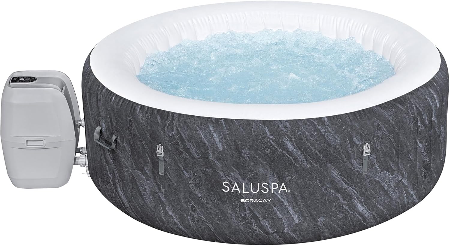 2-4 Person Inflatable Hot Tub Spa - Portable Outdoor Jacuzzi with 120 AirJets and EnergySense Cover - product image 3