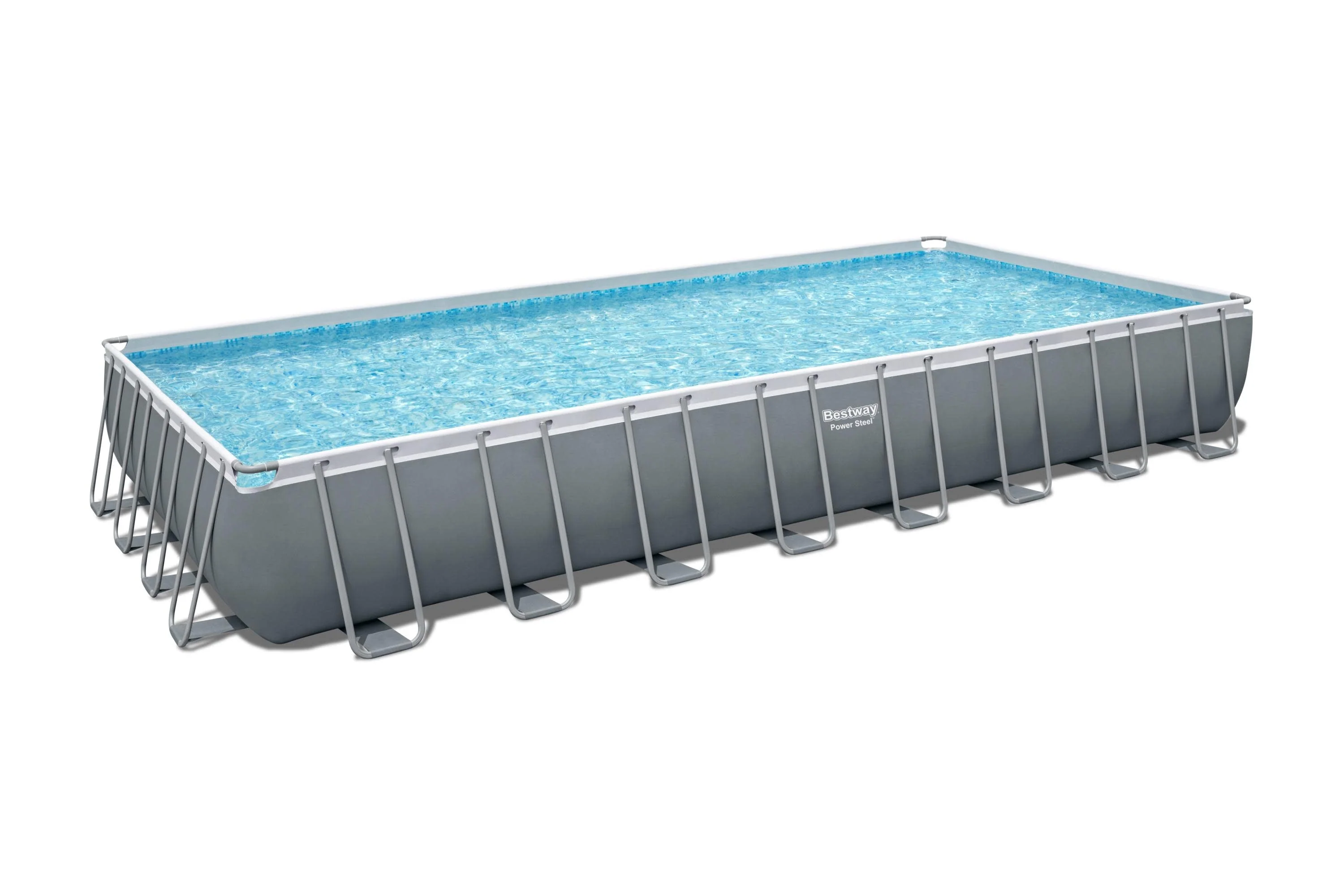 Bestway Power Steel 31'4" x 16' x 52" Rectangular Above Ground Pool Set - image 1