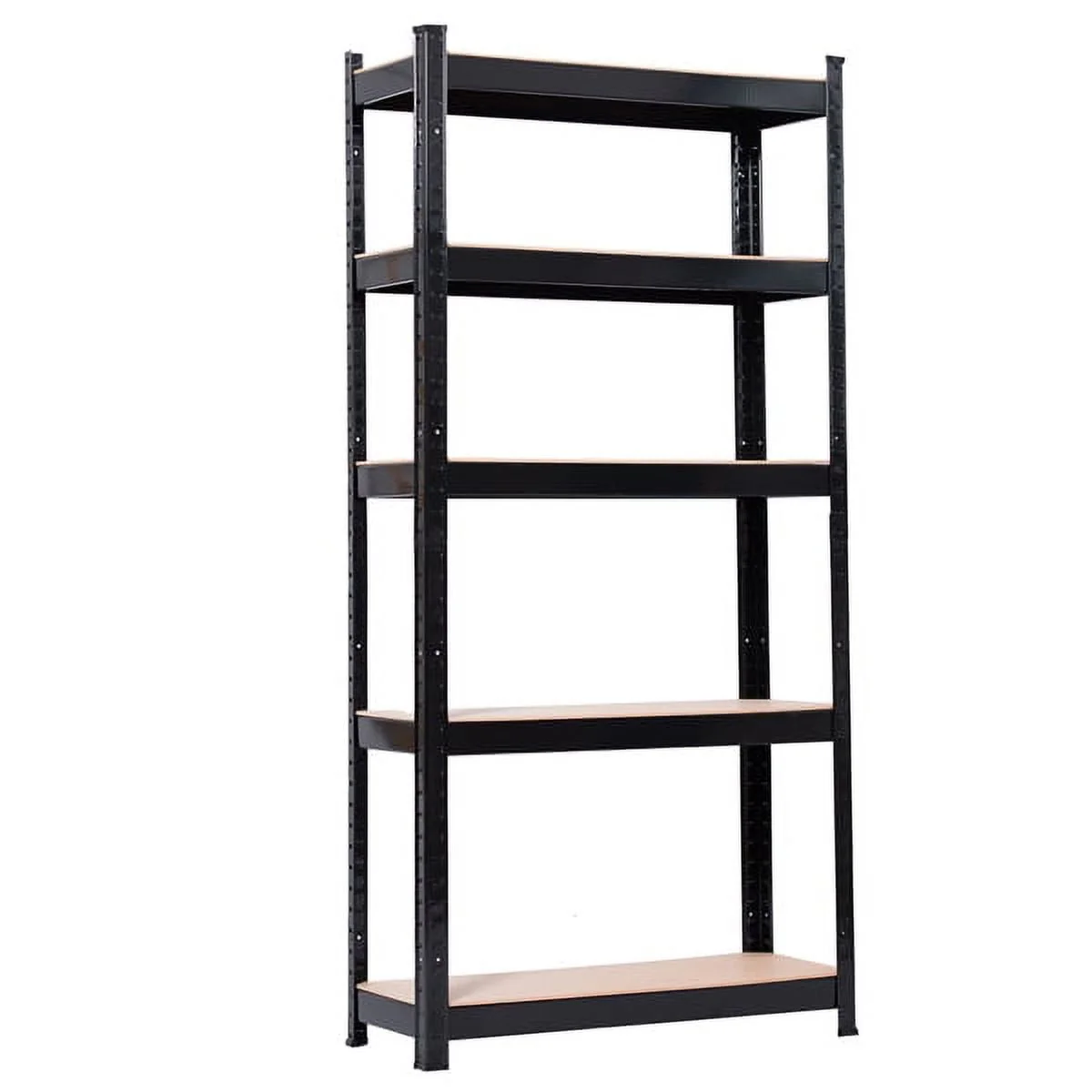Muscle Rack 30 in. W x 60 in. H x 12 in. D 5-Tier Black Steel Shelving Unit - image 4