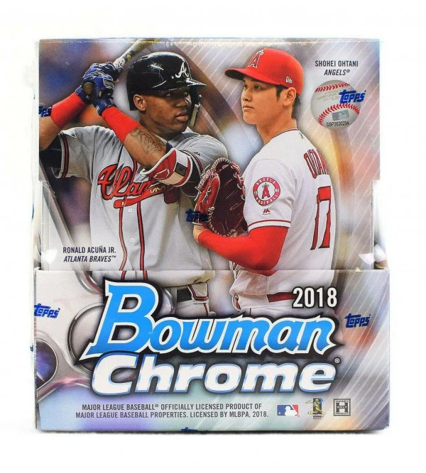 Bowman Chrome Baseball Hobby Box Factory Sealed MLB Trading Cards - product image 1