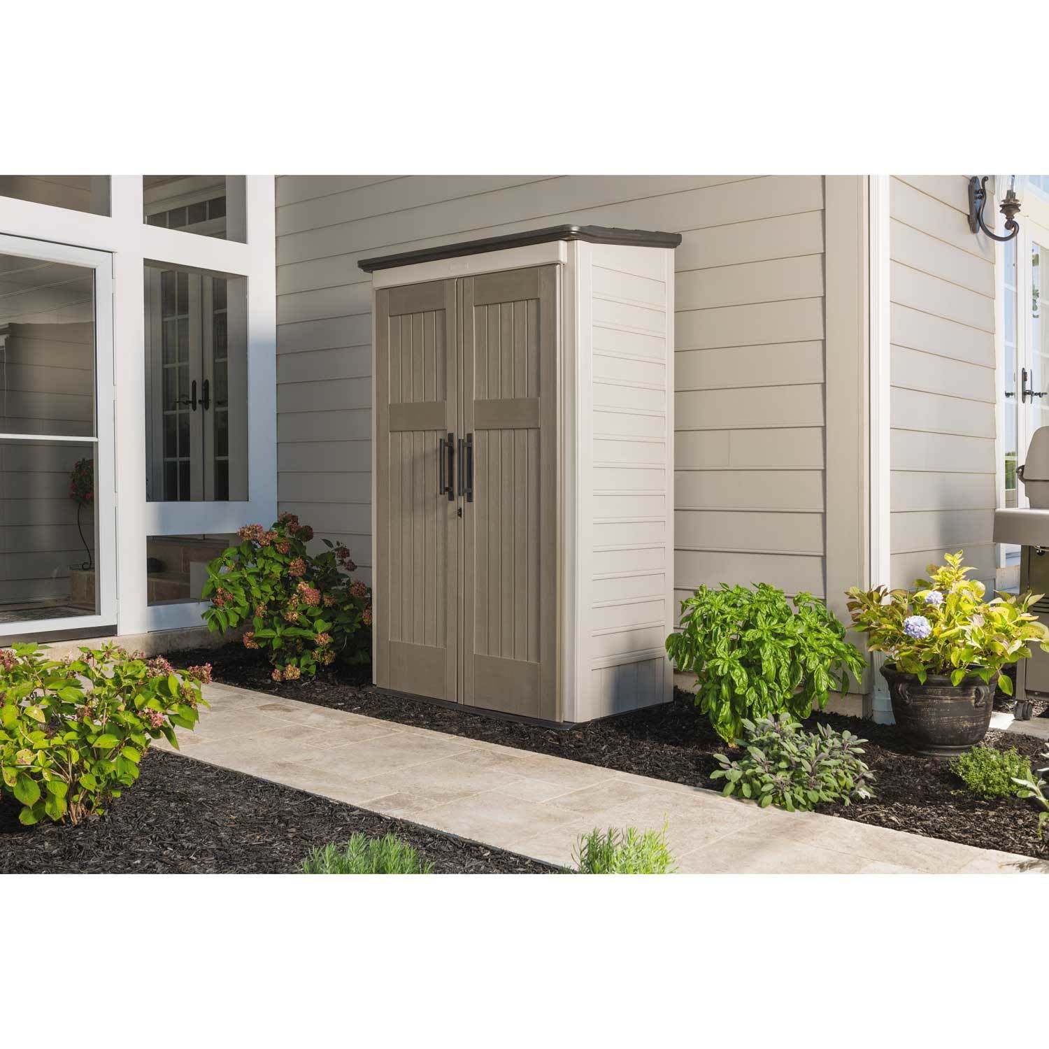 Outdoor Storage Shed, 52 Cu.Ft., Weather-Resistant, Lockable Doors - product image 4
