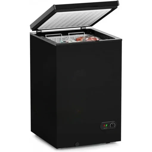 3.5 Cu Ft with 2 Removable Baskets – Reach In Freezer Chest – Quiet Compact Freezer – 7 Temperature Settings – Black - product image 2