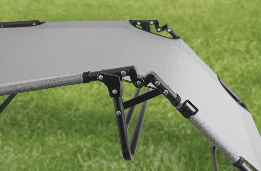 Ozark Trail Camping Folding with Easy Setup Cot, Gray Color, Adult, Open Size 75.6 in x 25 in x 8.46in - image 8
