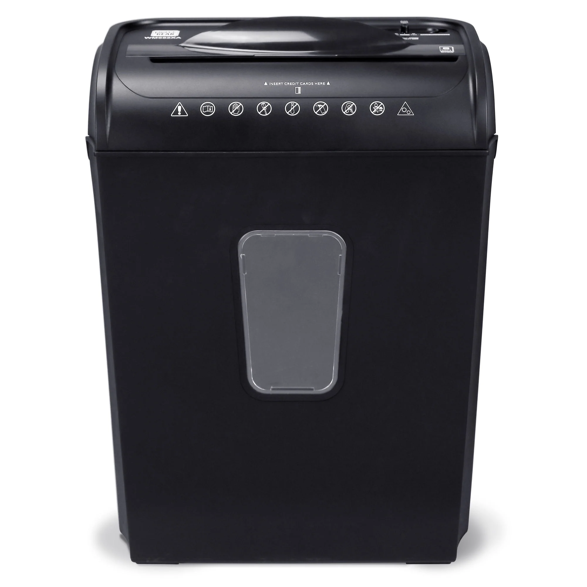 Pen + Gear 6-Sheet Crosscut, Paper/Credit Card Shredder, 11.5L x 6.5W x 16H in. - image 3
