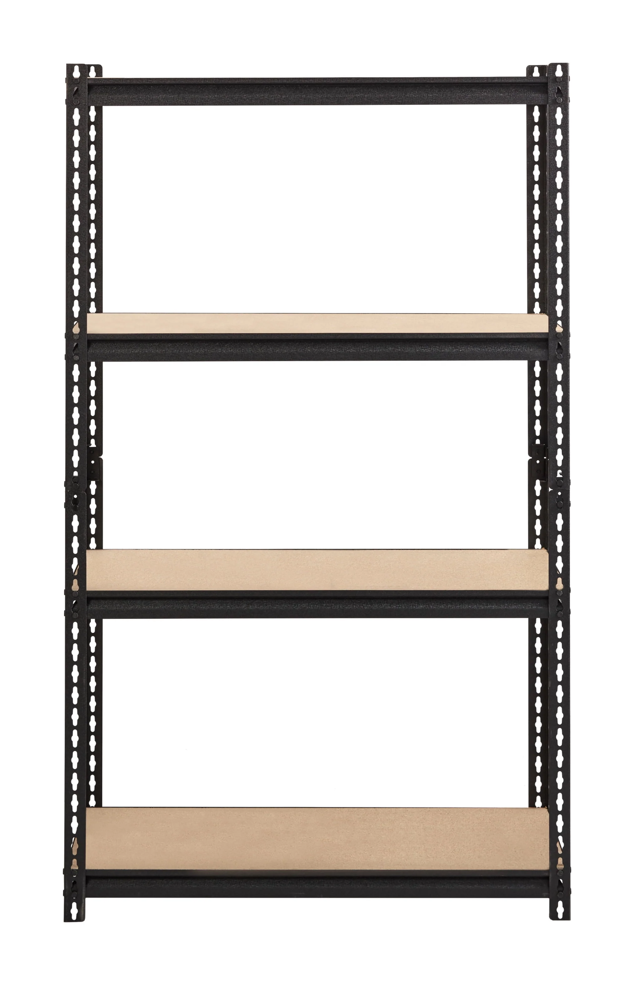 Iron Horse 2300 Riveted Steel Shelving 4-Shelf Unit, 18D x 36W x 60H, Black - image 2