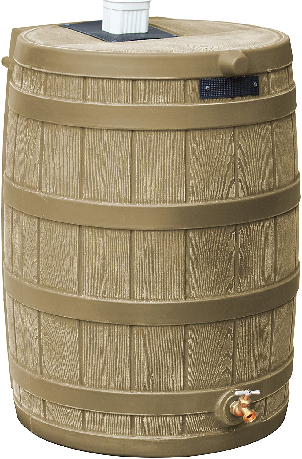 Good Ideas Rain Wizard 50 Gallon Rain Barrel - Plastic Outdoor Water Storage Collector - product image 1