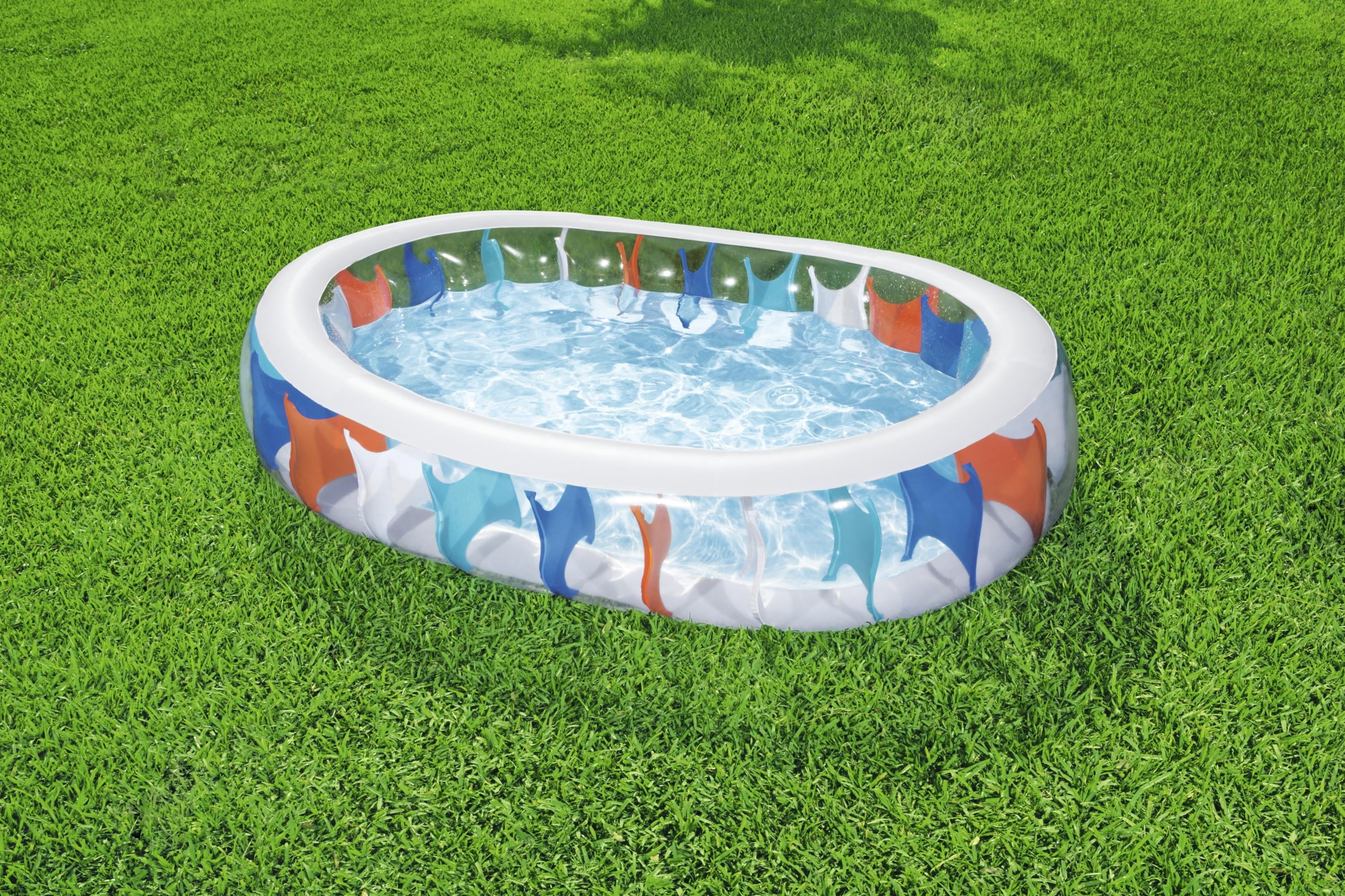 H2OGO! 7'6" x 60" x 20" Elliptic Inflatable Play Pool - image 5