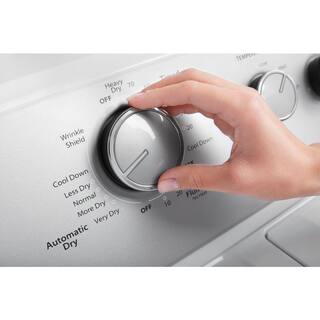 Top Load Electric Dryer with AutoDry System - Large Capacity Clothes Dryer with Wrinkle Shield & Hamper Door - product image 5
