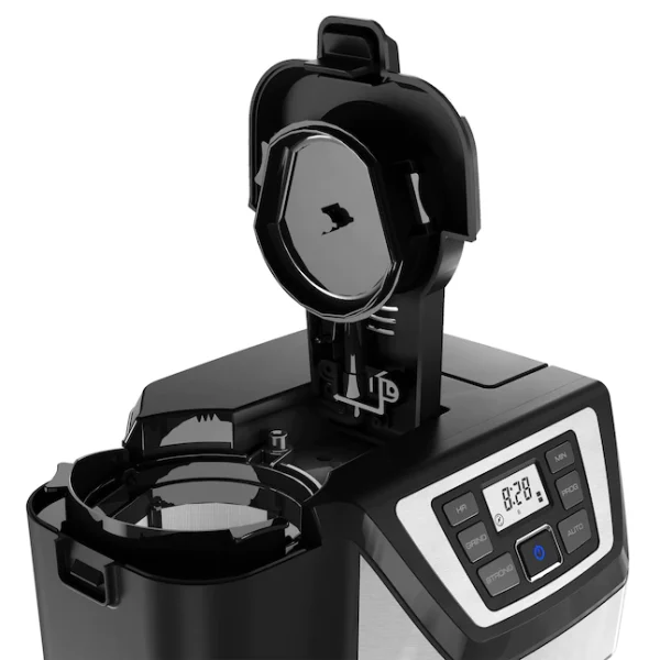 12-Cup Programmable Coffee Maker with Built-In Grinder, Stainless Steel Drip Coffee Machine with Auto Brew - product image 4