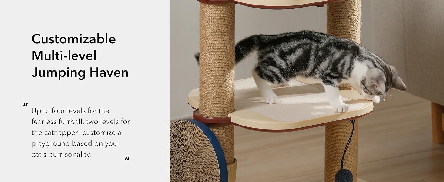 cat tree tower petlibro small cat tree for indoor cats