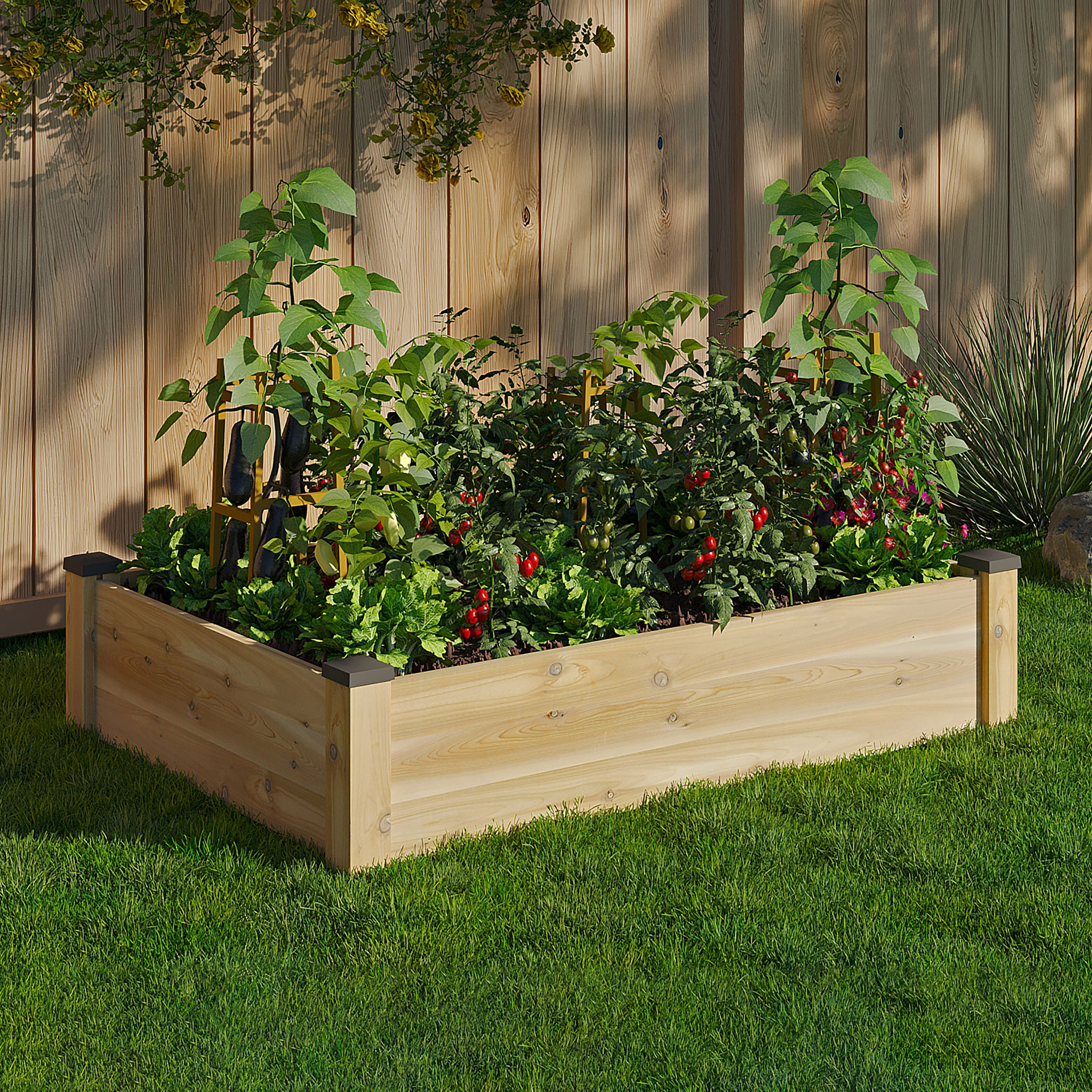 CedarCraft Raised Garden Bed 33 x 49 x 11” - image 1