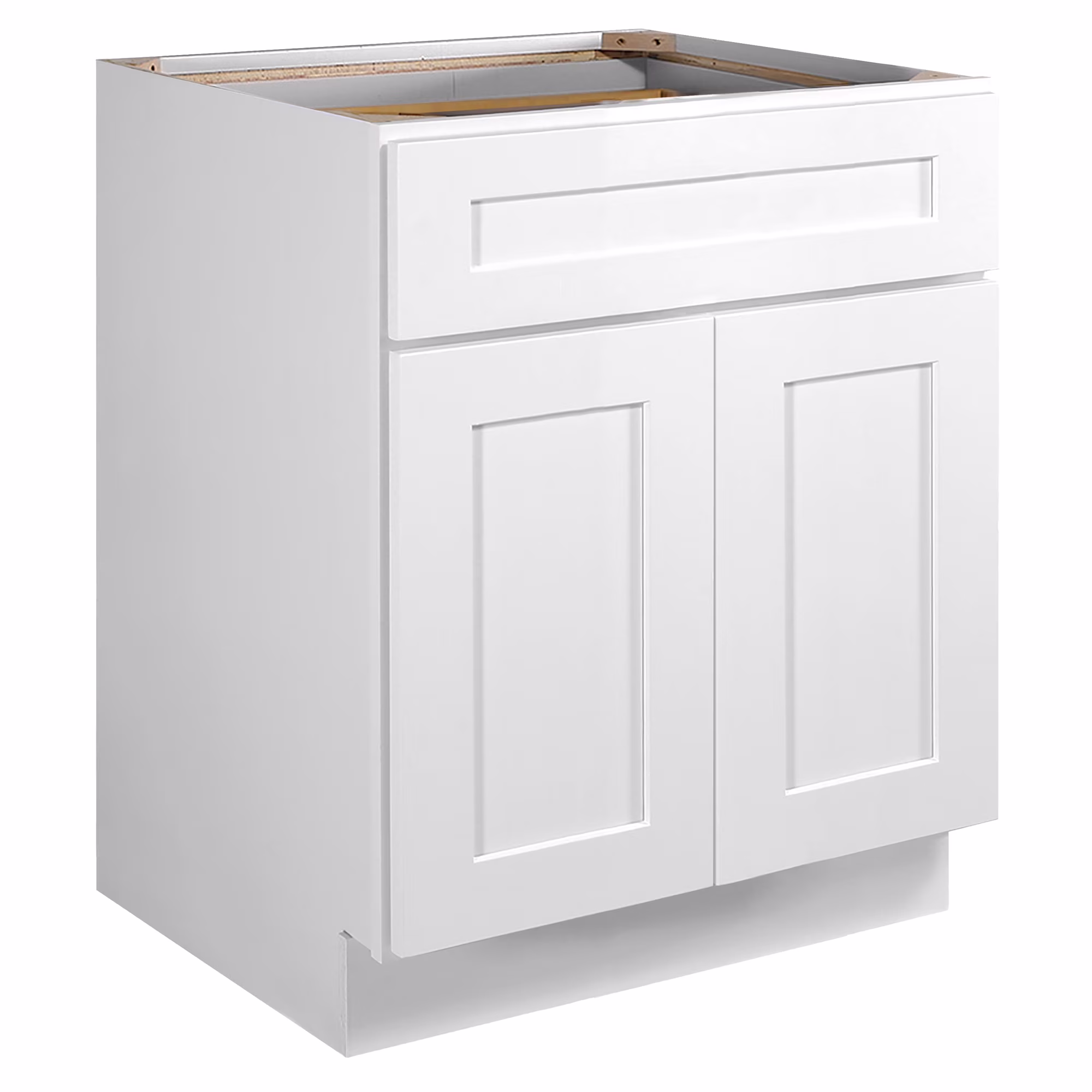 Design House Brookings Assembled Shaker Base Kitchen Cabinet (27" x 34.5" x 24", Sherwin Williams? White - image 1