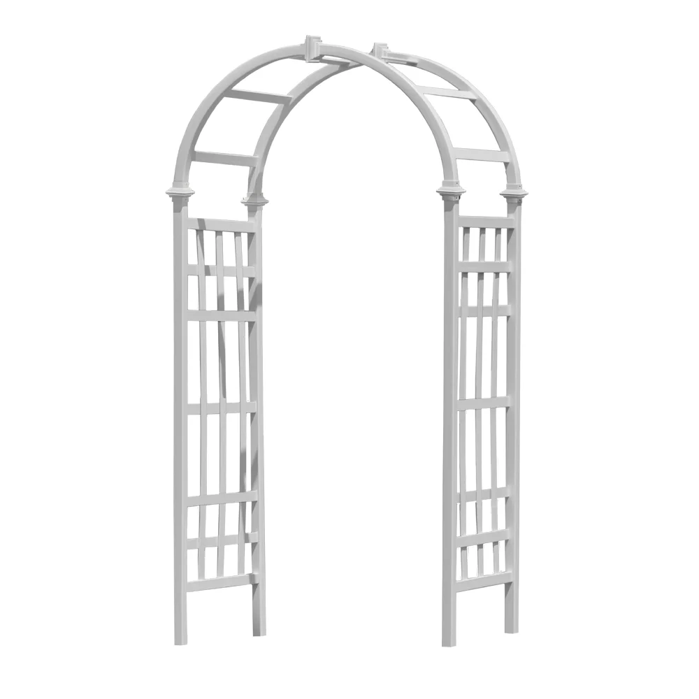 Vita 39 in L x 23 in W x 81 in H Athens Vinyl Arbor, White, VA68111 - image 8