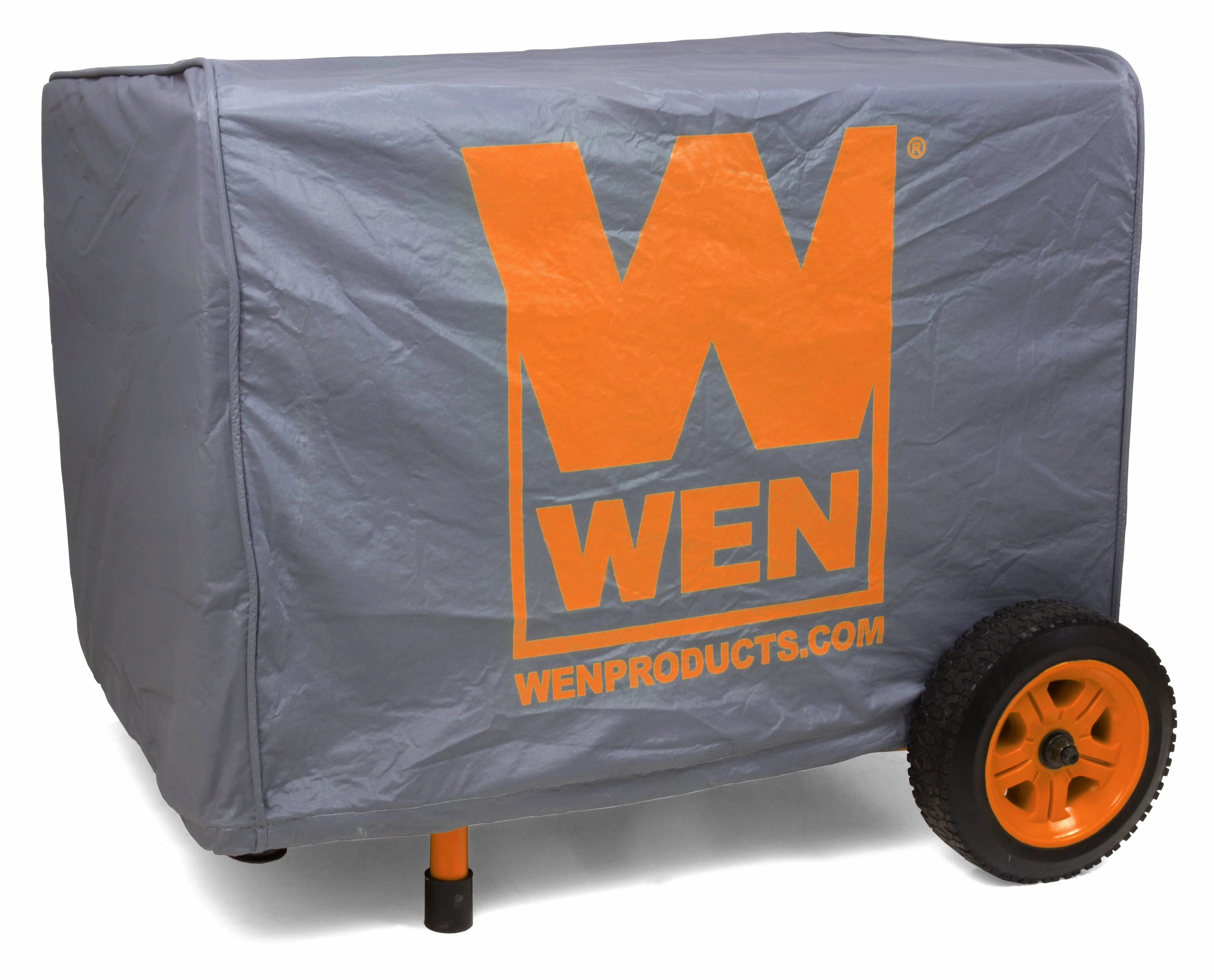 WEN Products 31" X 26.5" X 24.5" Gray and Orange Generator Cover with Water Resistant Material - image 1