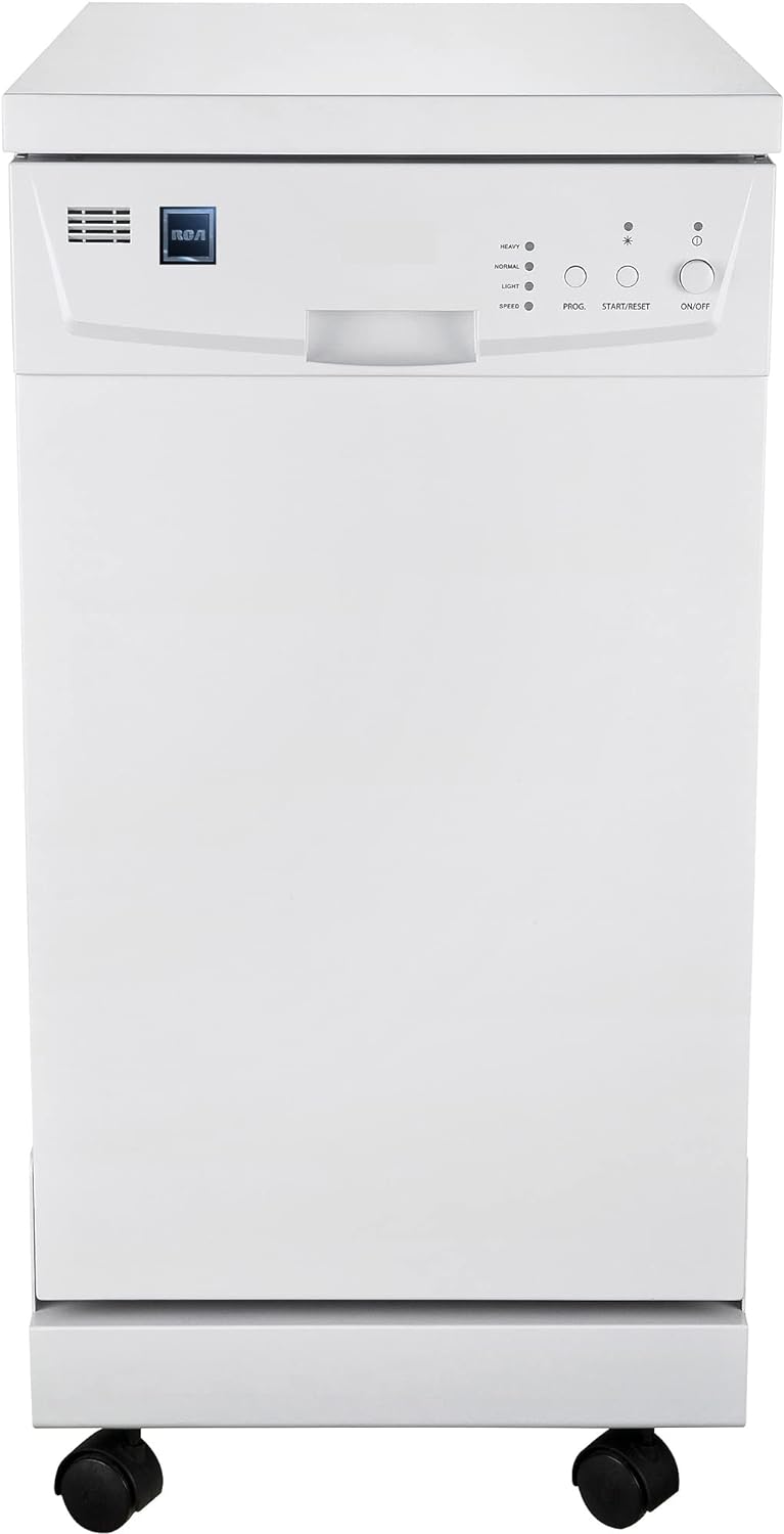 18 Inch Portable Dishwasher - 8 Place Settings Countertop/Compact Dish Washer White - product image 1
