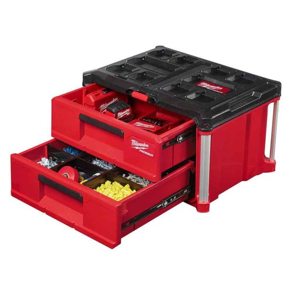 1/2 in. Drive SAE/Metric Mechanics Tool Set (47-Piece) with 2-Drawer Tool Box - product image 3