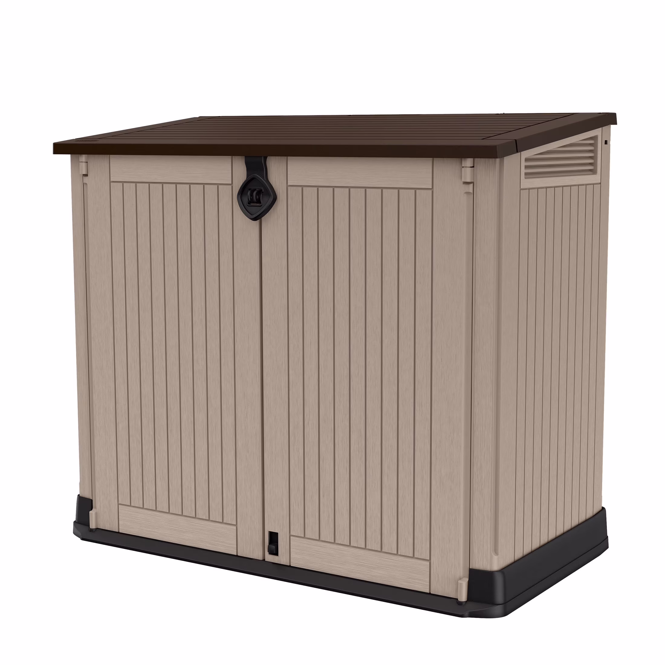 Keter S.I.O Midi 4.3' x 2.3' x 3.7' Horizontal Resin Outdoor Storage Shed with Durable Floor, Grey - image 3