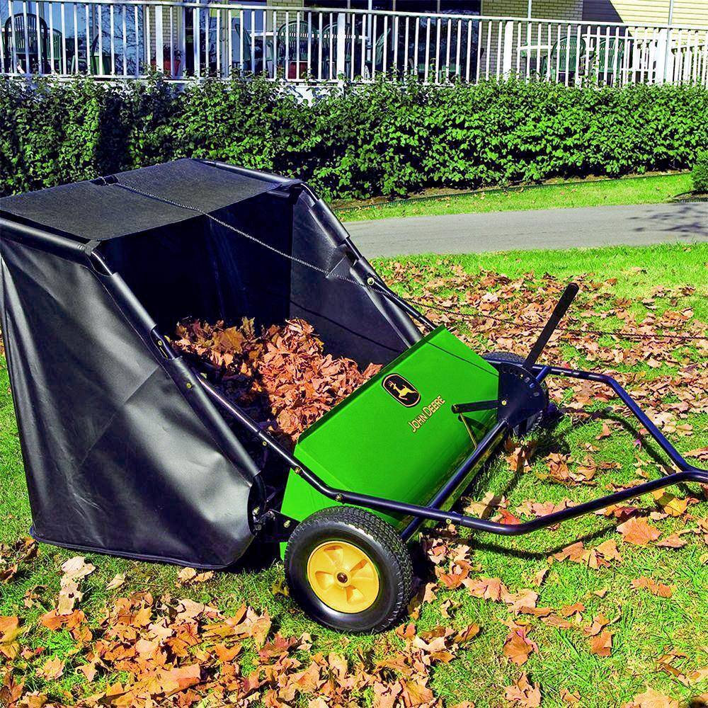 42-Inch Tow-Behind Lawn Sweeper with 24 Cu. Ft. Hopper, Adjustable Brushes for Lawn Mowers & Tractors - product image 3