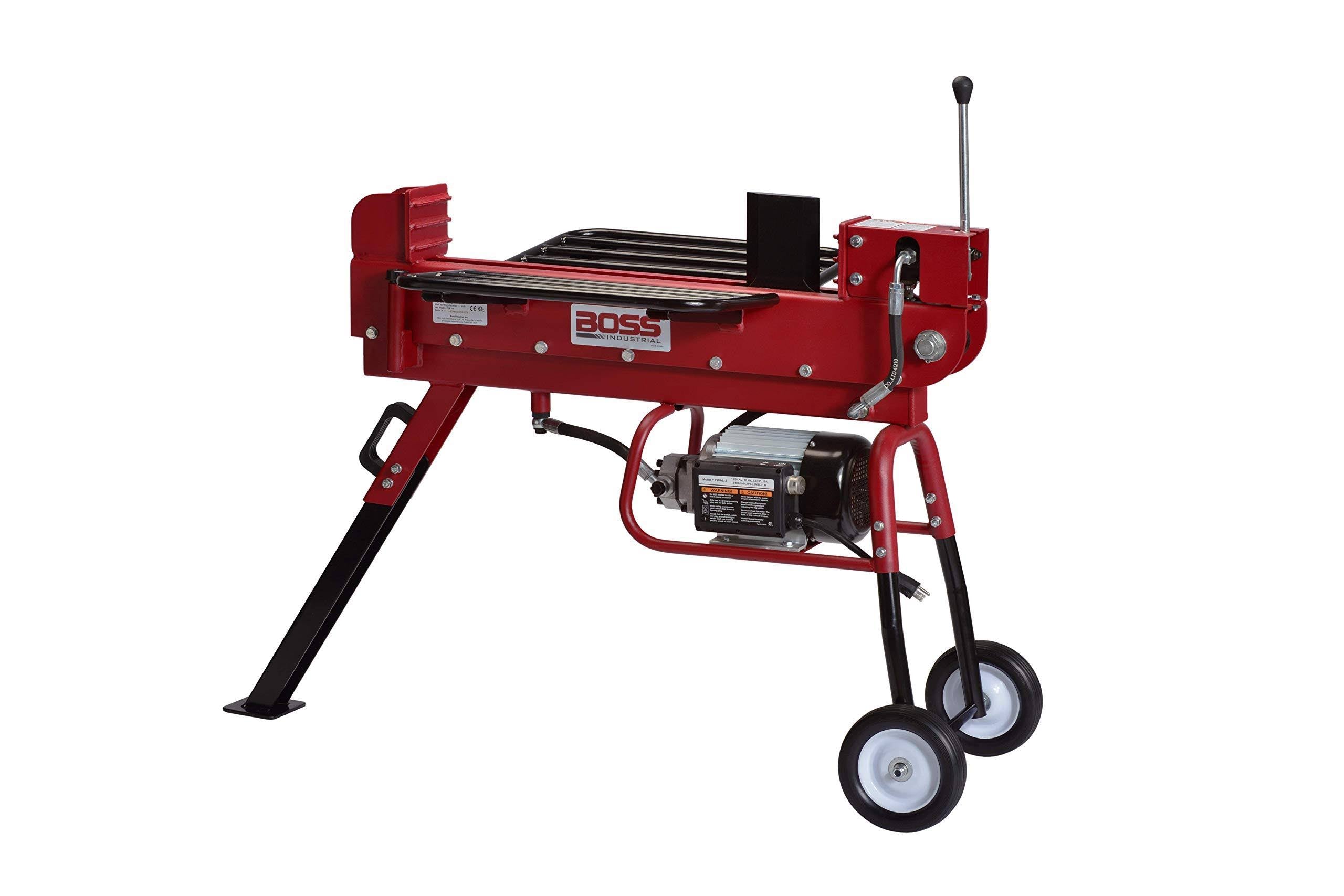 Boss ED10T20 Electric Log Splitter - 10 Ton Hydraulic Wood Splitter with 2.5 HP Motor - product image 1
