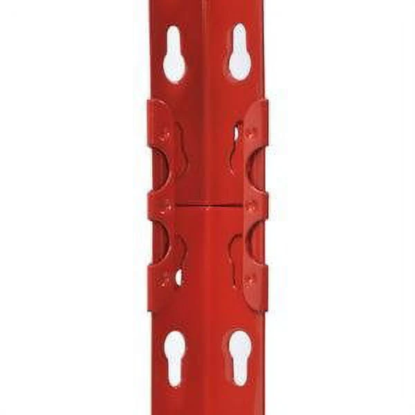 Muscle Rack Red 60"W x 24"D x 72"H 5-Shelf Steel Shelf Unit - image 5