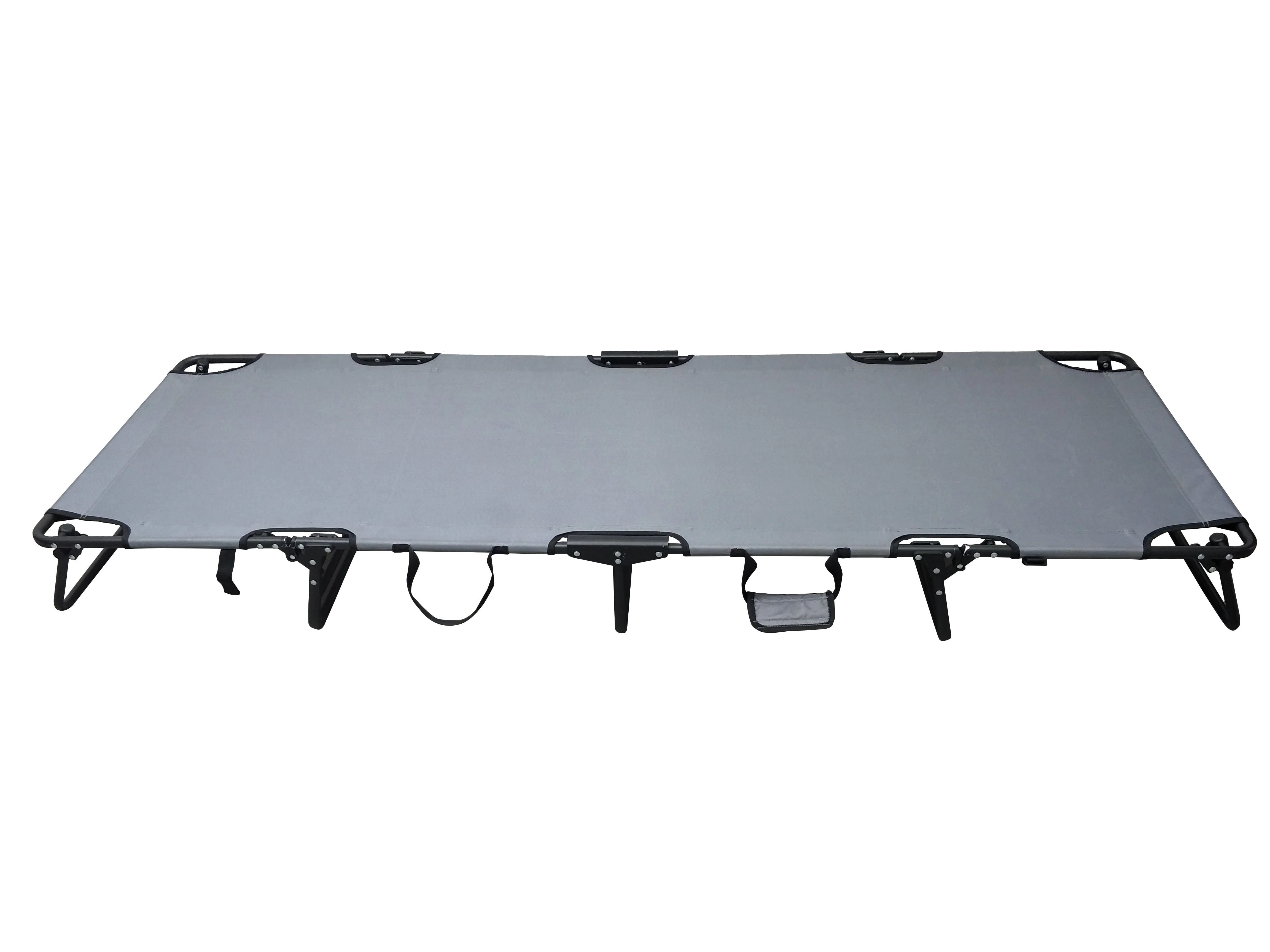 Ozark Trail Camping Folding with Easy Setup Cot, Gray Color, Adult, Open Size 75.6 in x 25 in x 8.46in - image 1