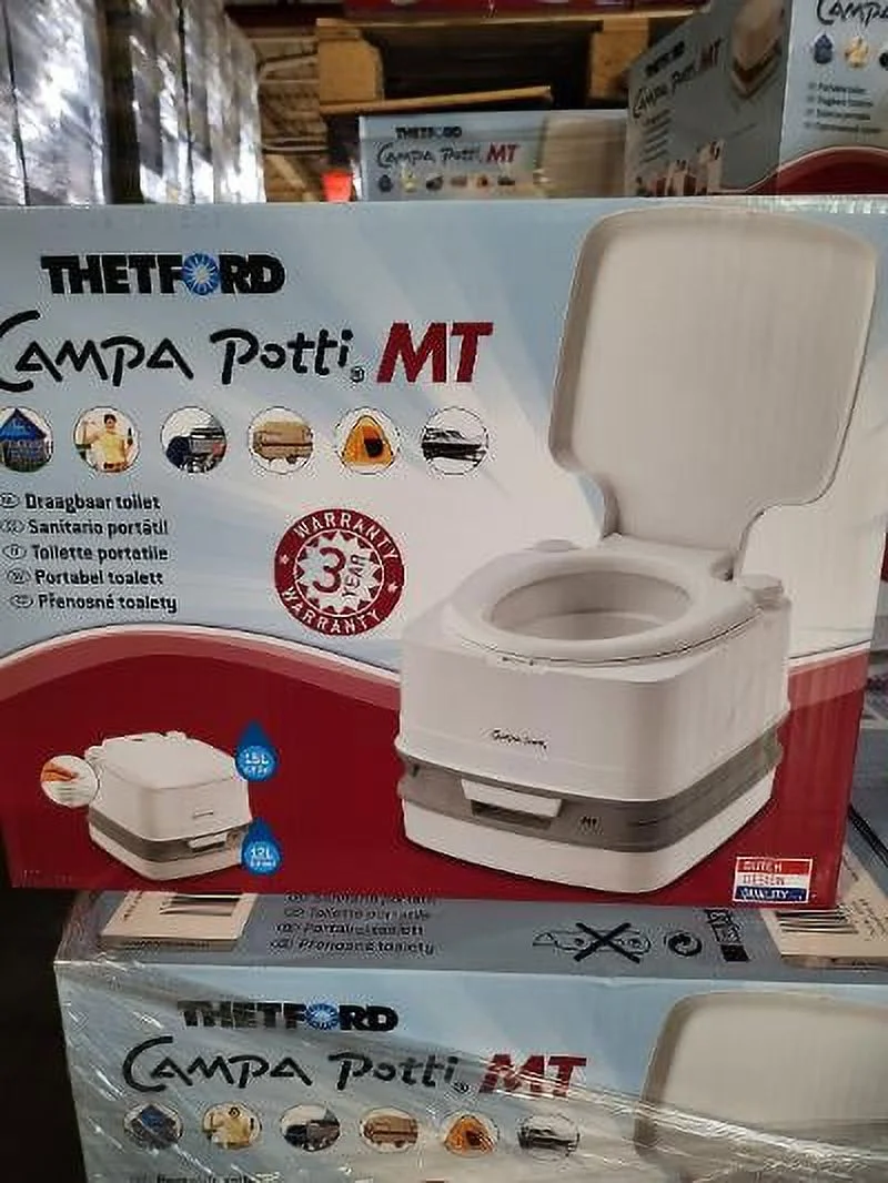 Thetford Campa-Potti MT, 4-gal Portable Toilet, Length 16.8 x Width 15.1 in x Height 13 in. - image 2