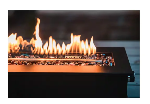 Loom X 28 in. W x 5.75 in. H Outdoor Rectangular Black LP Gas Tabletop Fire Pit - image 5