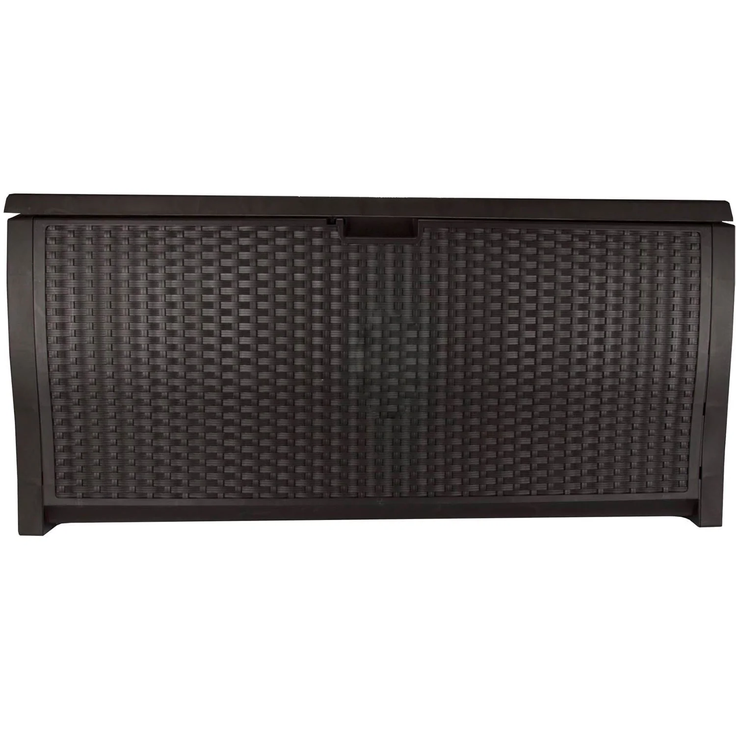 Suncast Resin 99-Gallon Deck Box - Mocha Brown - DBW9200- 52 in D x 27.5 in H x 27.6 in W - image 2