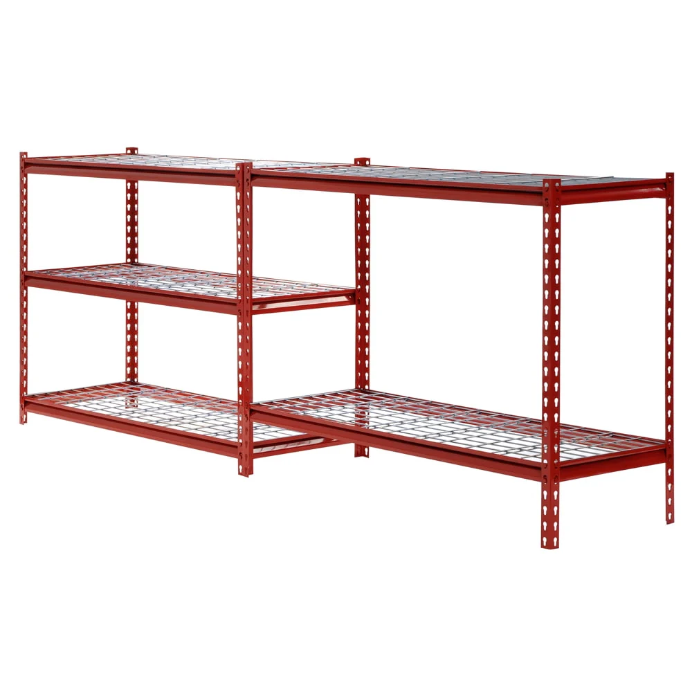 Muscle Rack 48"W x 24"D x 72"H 5-Shelf Steel Shelving, Red - image 4