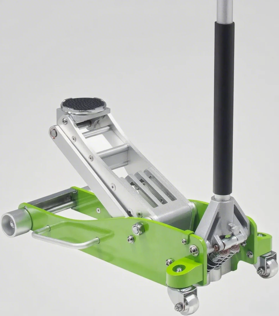 3 Ton Aluminum Floor Jack, 6000 lbs Capacity, Dual Pump Piston, 18-Inch Lift Height - product image 1