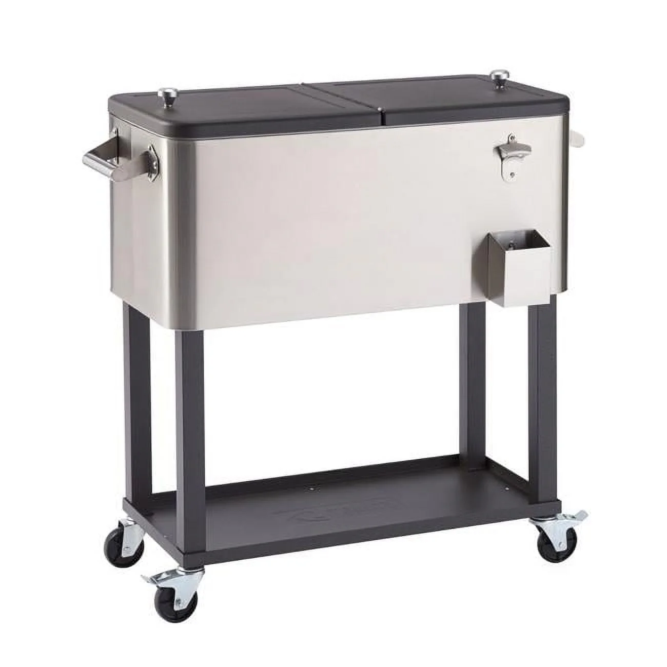 Trinity TXK-0804 100 qt. Stainless Steel Cooler - 36 x 38.25 x 20 in. - image 1